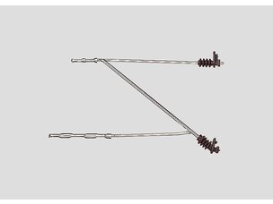 Märklin Märklin 74151 H0 Cantenary Single Outrigger Arm (5 pcs.)