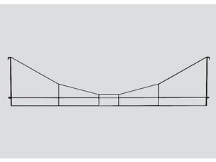 Märklin Märklin 8924 z Catenary Cross Span 123mm (10)