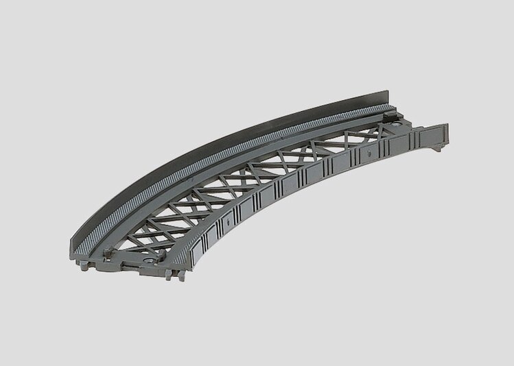 Märklin Märklin 8977 z Curve Bridge Approach R145mm 45° (2)