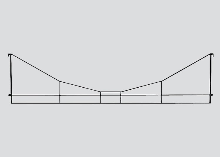 Märklin Märklin 8924 z Catenary Cross Span 123mm (10)