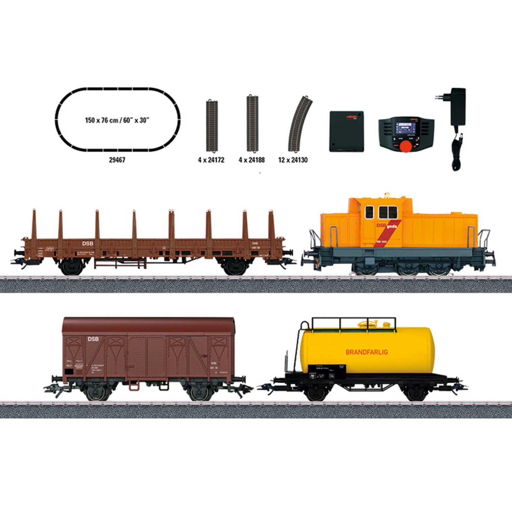 Märklin Märklin 29467 H0 Dgtl starter set DSB Gods