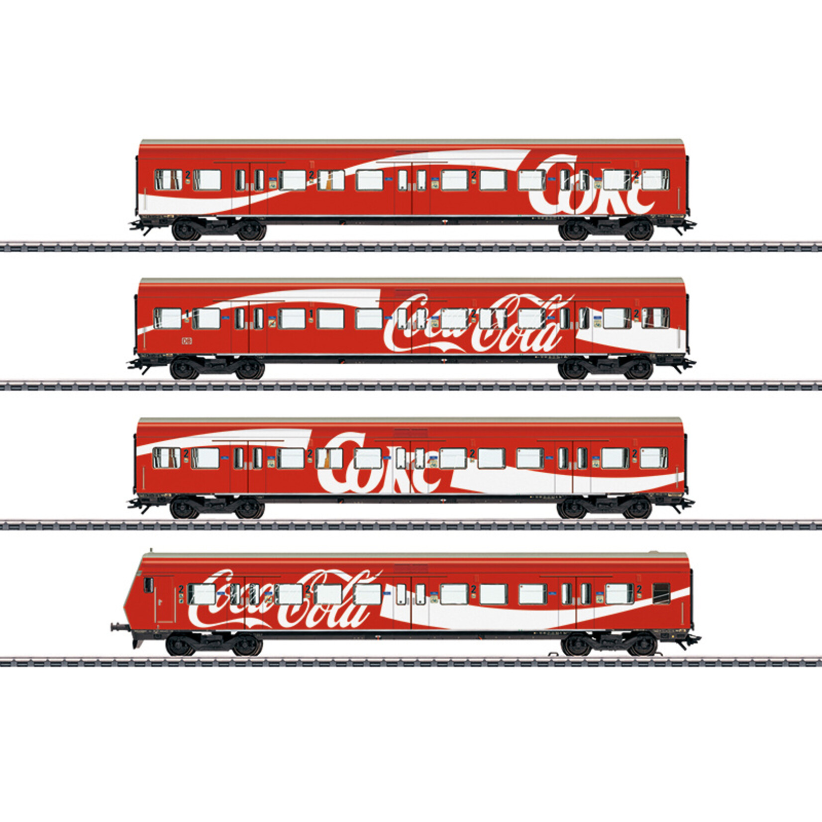 Märklin Märklin 43890 H0 Pass.car set "Coca Cola"