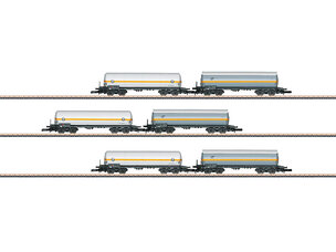 Märklin Märklin 82189 z DB EVA and VTG Gas Tank 6-Car Set, Era  IV