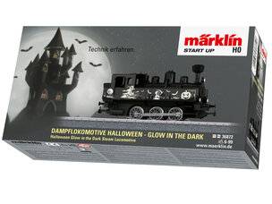Märklin Märklin 36872 H0 Halloween Steam Locomotive - Glow in the