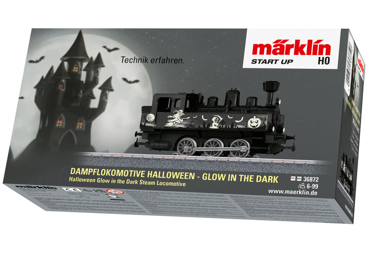 Märklin Märklin 36872 H0 Halloween Steam Locomotive - Glow in the
