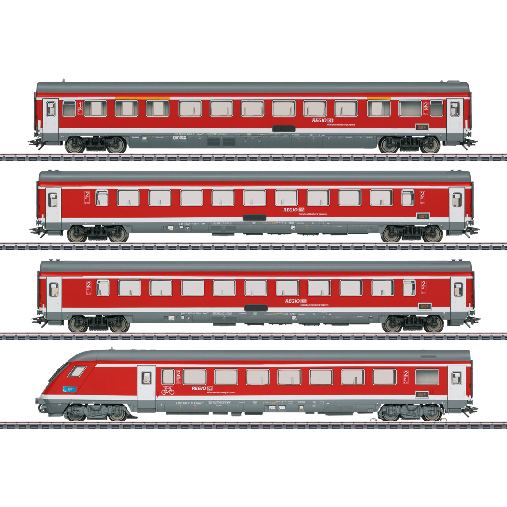 Märklin Märklin 42988 H0 Munich-Nbg.Exp.Pass.Car Set 1