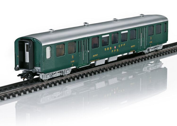 Märklin Märklin 43369 H0 Lightweight Steel Car Set SBB