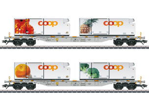 Märklin Märklin 47462 H0 Coop Container Flat Car Set