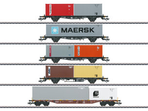 Märklin Märklin 47680 H0 Container car set DB (5 cars)