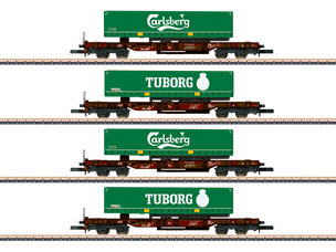 Märklin Märklin 82290 z Deep-Well Flat Car Set