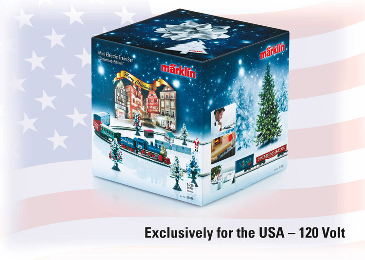 Märklin Märklin 81846 z Xmas Starter Set "Weihnachtsmarkt" 120V US