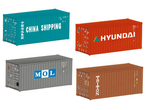 Märklin Märklin 76553 20-Foot Container Set Märklin Märklin 76553 20-Foot Container Set