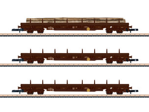 Märklin Märklin 86684 ÖBB Stake Car Set