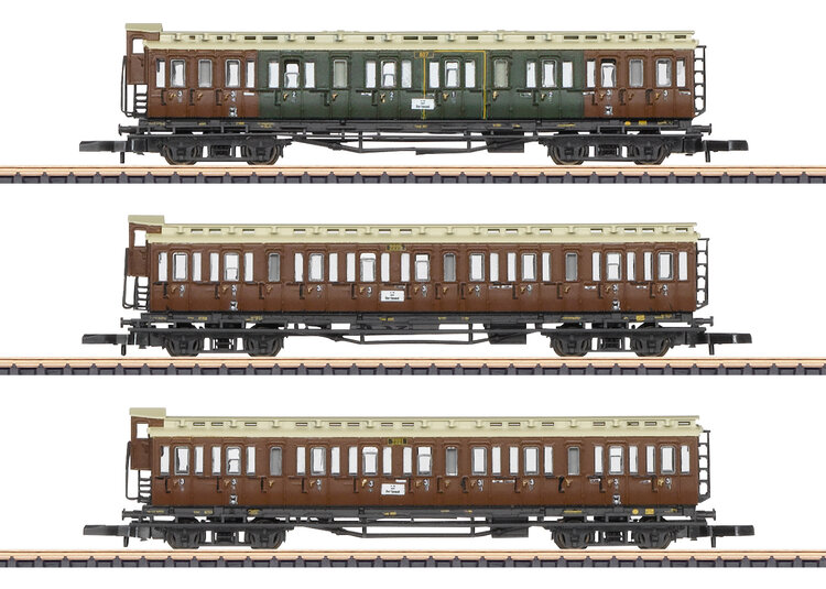 Märklin Märklin MHI 87568 Car Set with 3 Compartment Cars