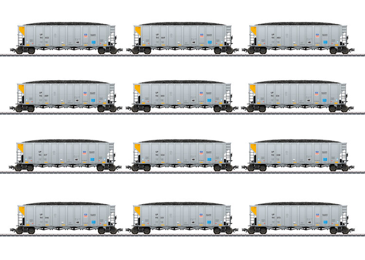 Märklin Märklin 45665 H0 US UP Hopper Car Set, Era VI