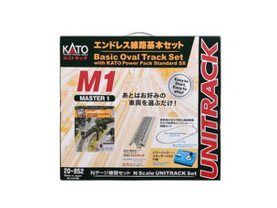 Kato Kato N 20-582 M1 Track Starter Set Oval w/Kato Power Pack (US)