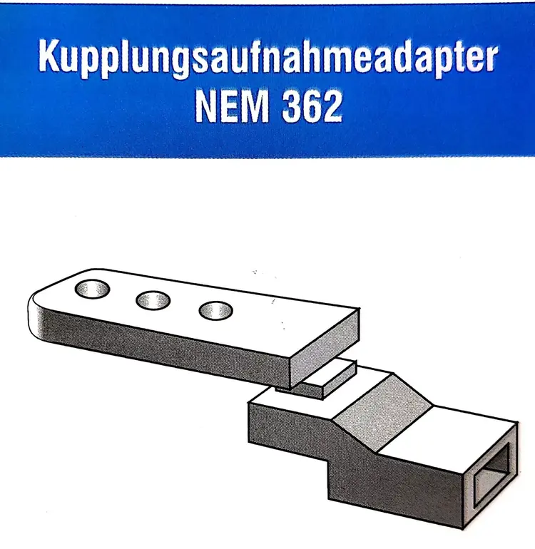 Rietze Rietze 85502 H0 Coupler Adapter Kupplungsaufnahmeadapter NEM 362