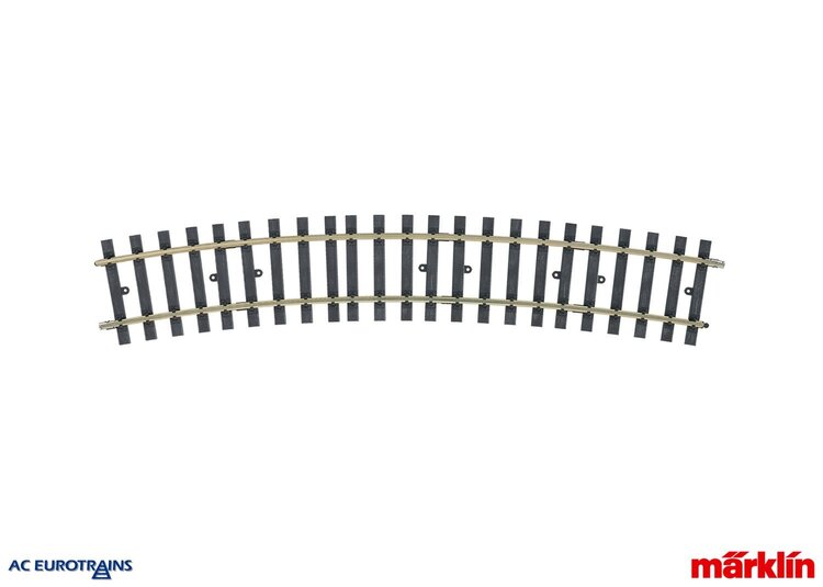 Märklin Märklin 59072 Spur 1 Curved track 22,5° 1176 mm(H1040-2) Bx/10