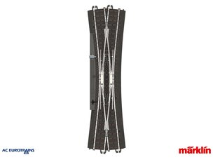 Märklin Märklin 24720 C-Track Slim Double Slip 12.1° 236.1mm