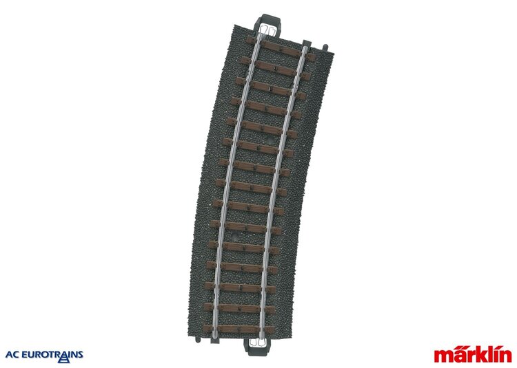 Märklin Märklin 24215 C-Track Curve 15° R2/437.5mm (1) Single