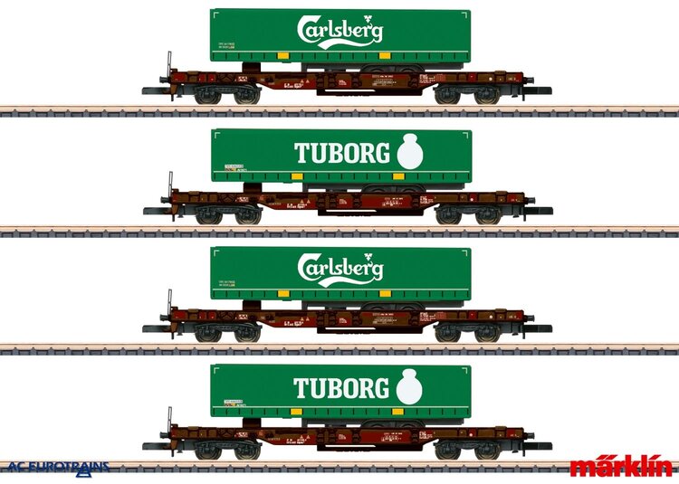 Märklin Märklin 82290 z Deep-Well Flat Car Set