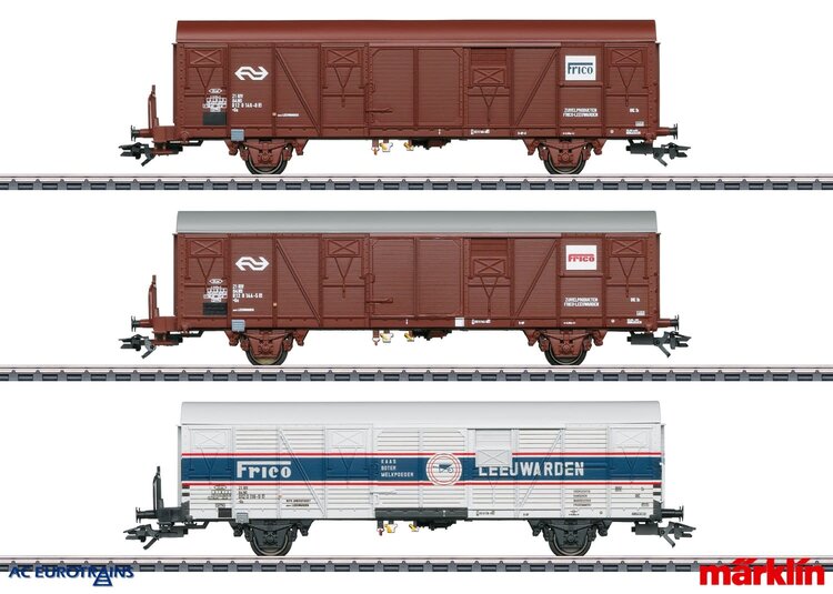 Märklin Märklin 47316 H0 Frico Freight Car Set, Era IV