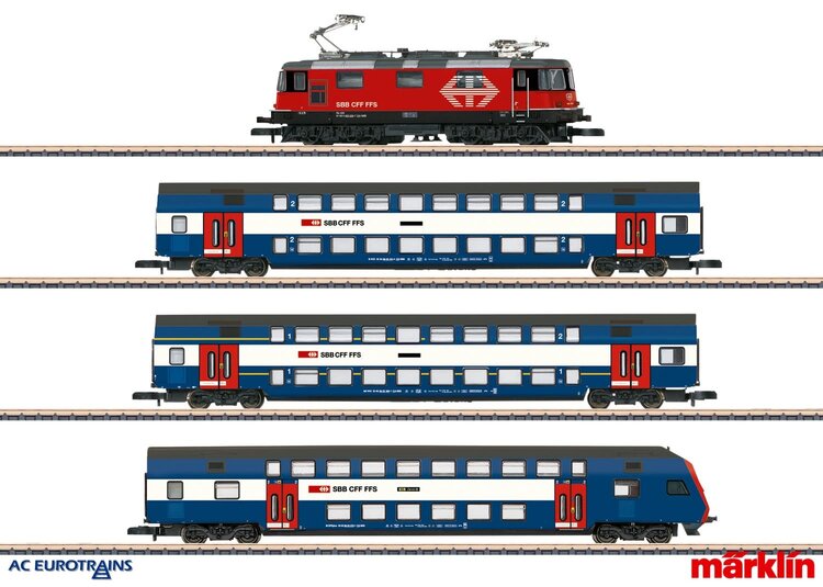 Märklin Märklin Z 81195 SBB Zürich S-Bahn Train Set with a Class Re 420