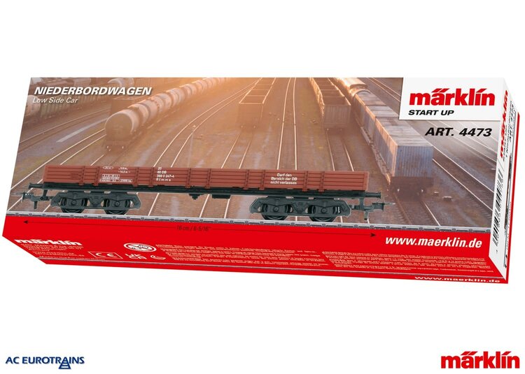 Märklin Märklin 4473 H0 Low side car 4 axles DB