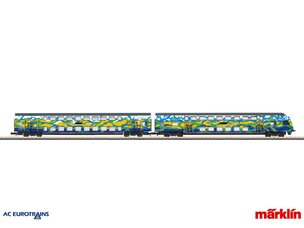 Märklin Märklin Z 87307 "Touristik” 2 Bi-Level Car Set