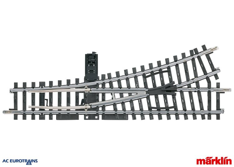 Märklin Märklin 2265 K-Track Turnout Left w/o Motor Bx/2
