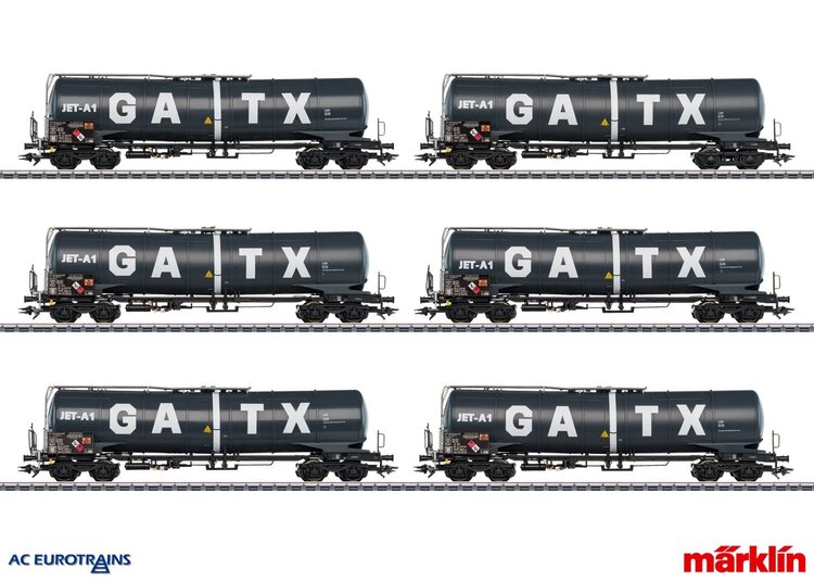 Märklin Märklin 47546 Tank Car Set, 6 JET Cars