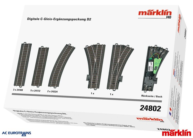 Märklin Märklin 24802 C-Track Digital Extension Set D2