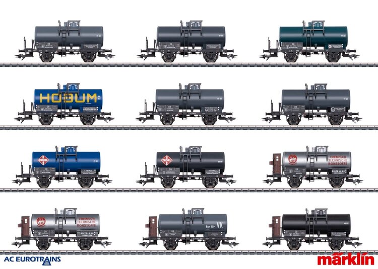 Märklin Märklin 00719 Two-Axle Tank Car Display with Two Wheelsets