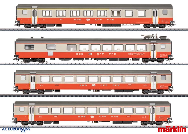 Märklin Märklin 42190 Swiss Express Passenger Car Set