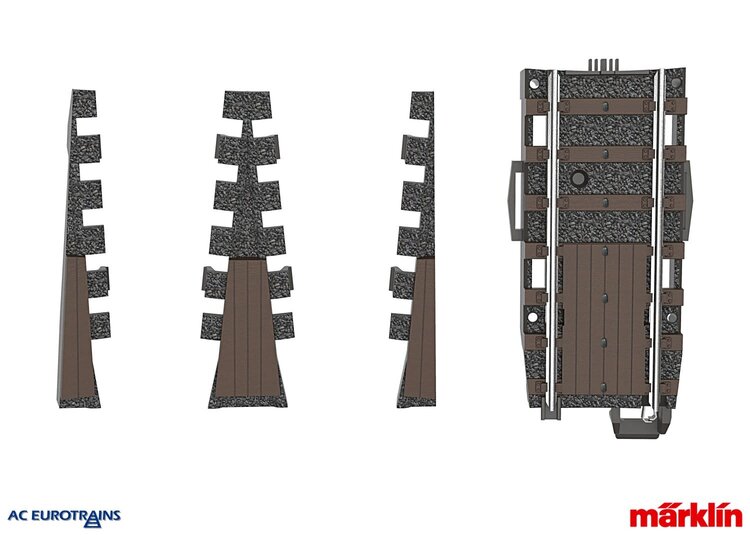 Märklin Märklin 74871 C-Track Turntable Extension Set