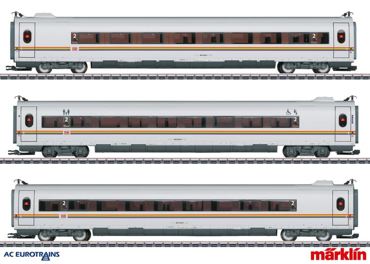 Märklin Märklin 43739 H0 Add-on car set ICE3 Railbow