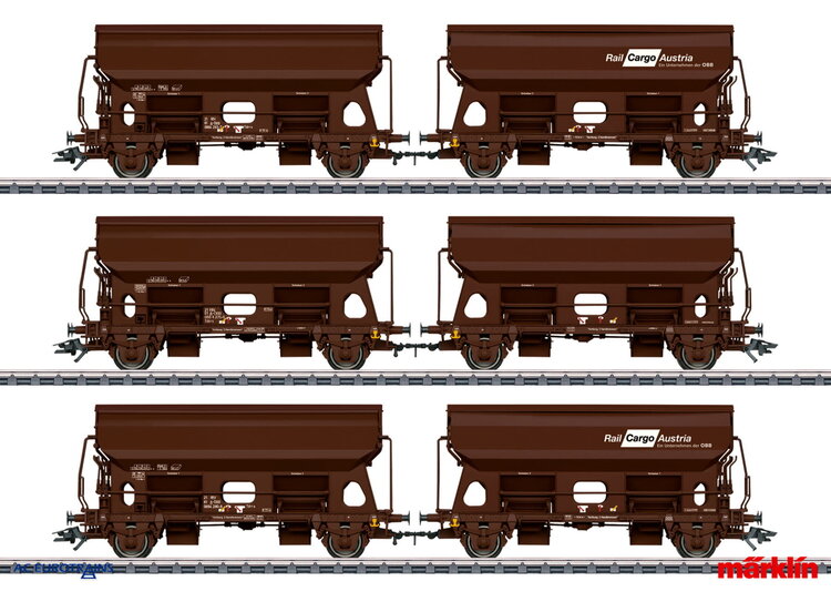 Märklin Märklin 46308 H0 Hinged Roof car Set ÖBB