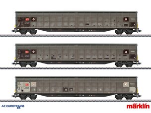 Märklin Märklin 48067 Type Habbins 354 Sliding Wall Boxcar Set