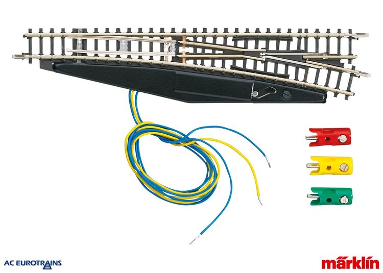 Märklin Märklin 8563 z-Track Right Turnout 13° 110mm 4-3/8" Remote