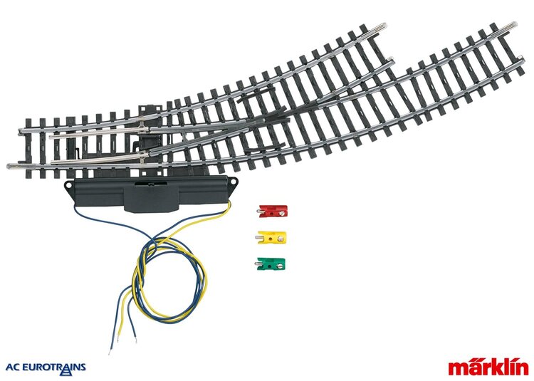 Märklin Märklin 2268 K-Track Curved Turnout Left R360mm Bx/2