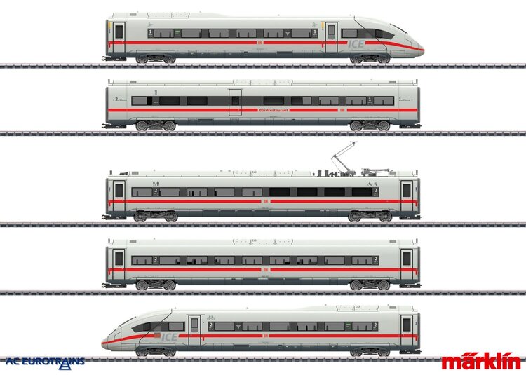 Märklin Märklin 39718 DB AG ICE 4, 5-Pc. Red Era VI