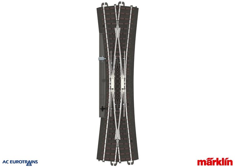 Märklin Märklin 24720 C-Track Slim Double Slip 12.1° 236.1mm