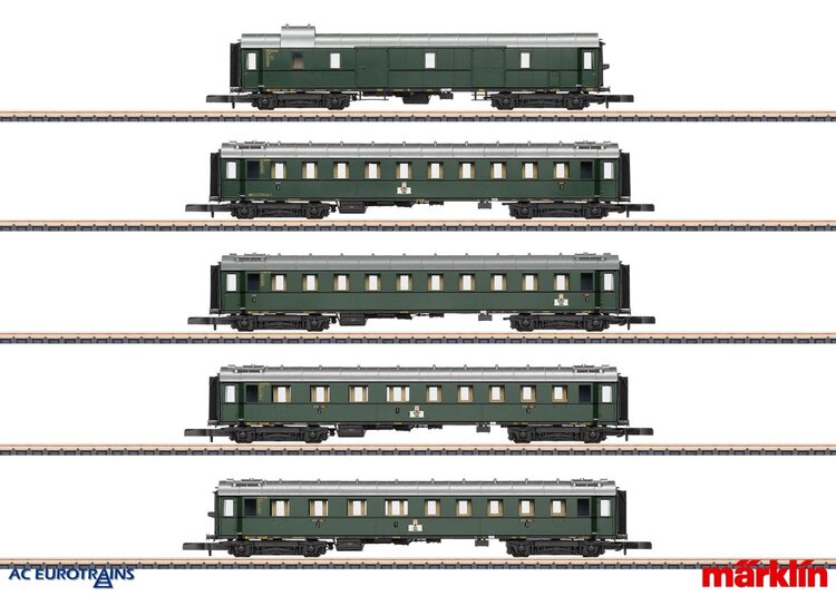 Märklin Märklin Z 87620 Standard Design 1928 to 1930 Express Train Car Set