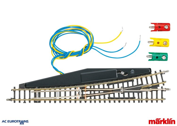 Märklin Märklin 8562 z-Track Left Turnout 13° 110mm 4-3/8" Remote