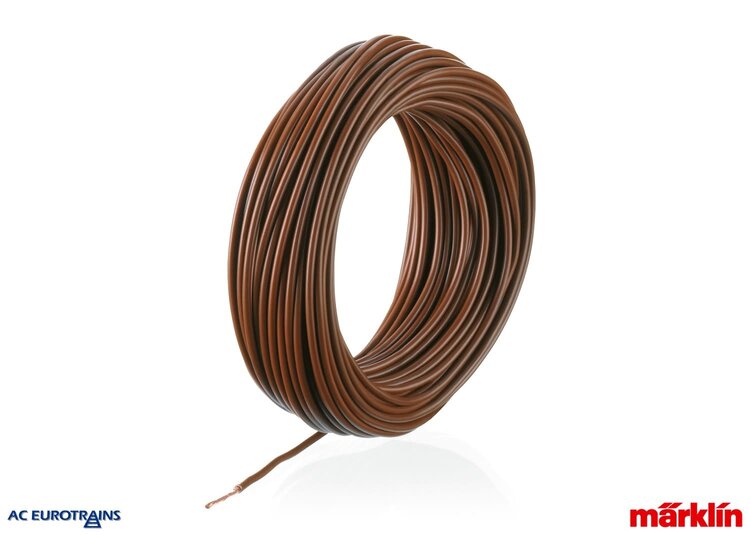 Märklin Märklin 7102 Brown Wire 10m/33' 0.19 mm²/24AWG