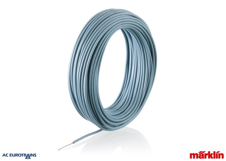 Märklin Märklin 7100 Gray Wire 10m/33' 0.19 mm²/24AWG