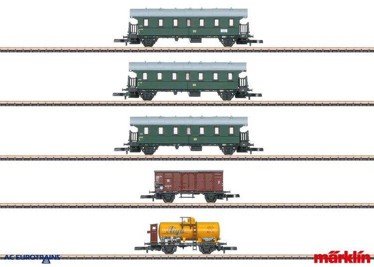 Märklin Märklin 87503 Rügen Sunbathers Mixed Use Train Car Set