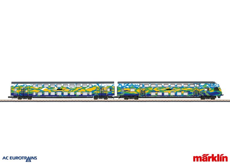 Märklin Märklin Z 87307 "Touristik” 2 Bi-Level Car Set