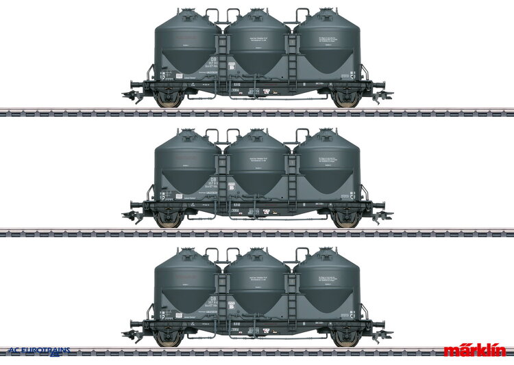 Märklin Märklin 48264 Type Kds 67 Powder Silo Car Set