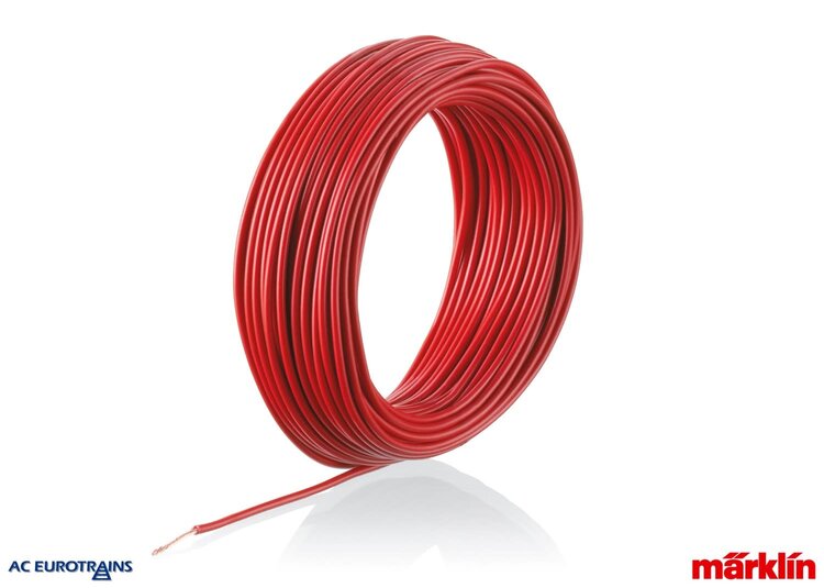 Märklin Märklin 7105 Red Wire 10m/33' 0.19 mm²/24AWG
